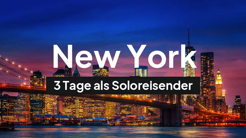 New York, USA: Städtereise für 3 Tage im Dezember