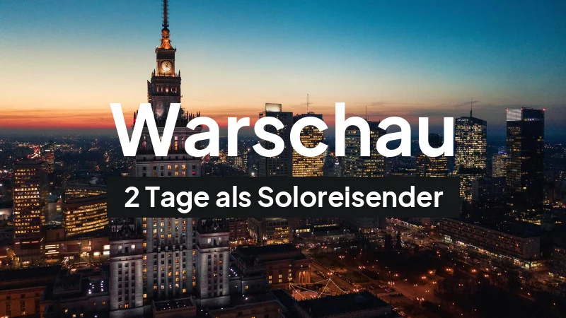 Warschau, Polen: Städtereise für 2 Tage im Juni