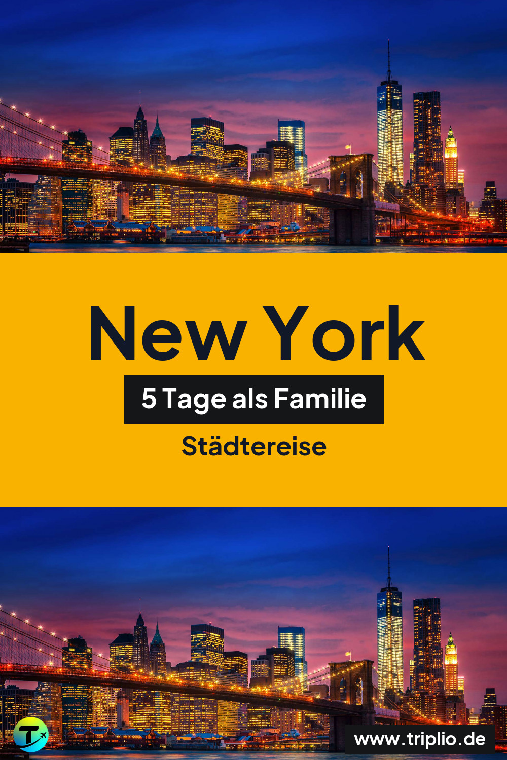 Pinterest-Pin für eine 5-tägige Städtereise nach New York – New York, USA: Städtereise für 5 Tage im April