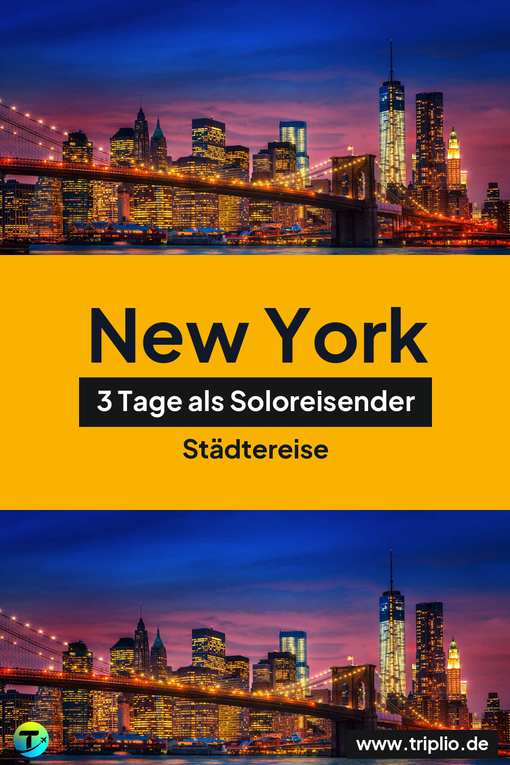 Pinterest-Pin für eine 3-tägige Städtereise nach New York – New York, USA: Städtereise für 3 Tage im Dezember