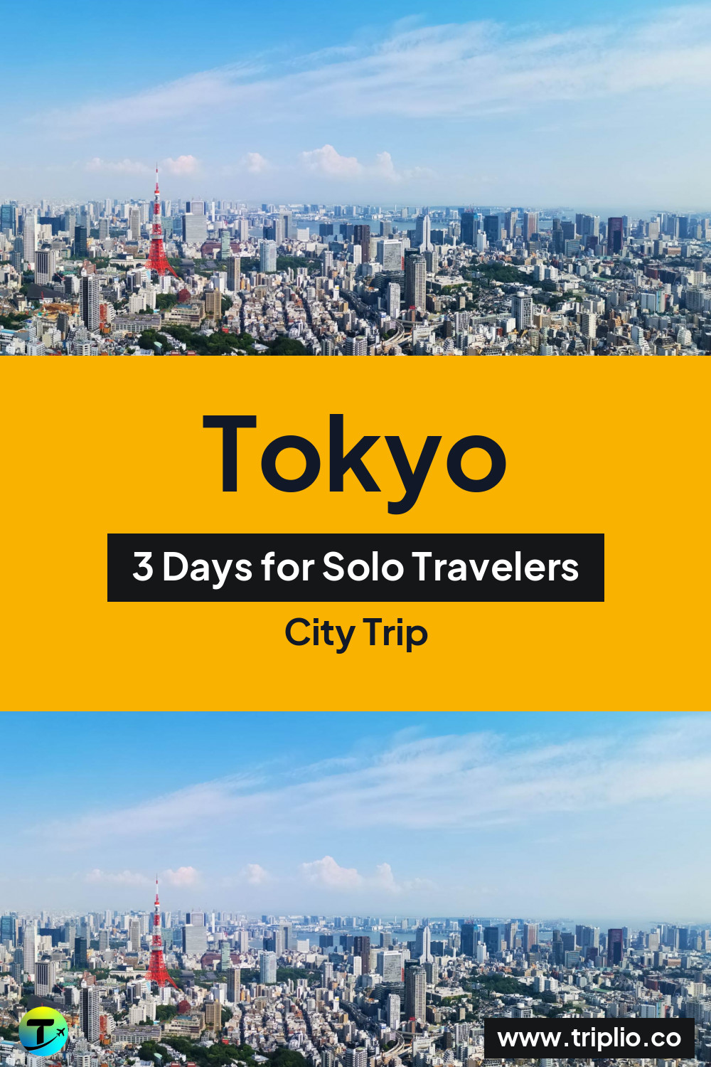 Pinterest pin for a 3-day Tokyo city trip – Tokyo, Japan: 3-Day City Trip in April