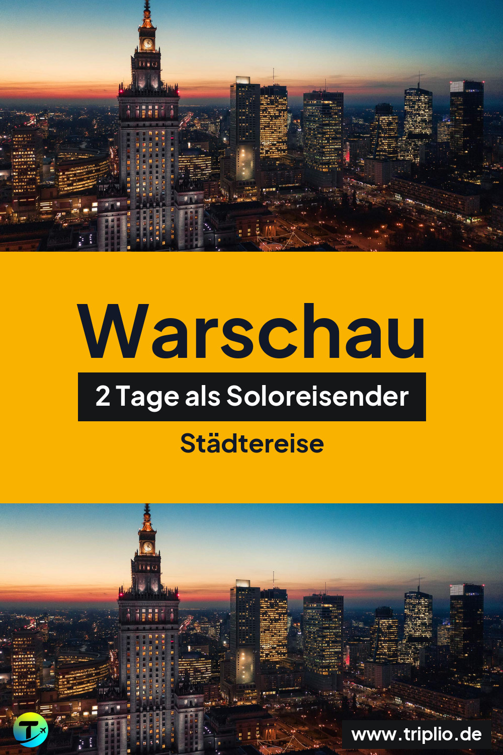 Pinterest-Pin für eine 2-tägige Städtereise nach Warschau – Warschau, Polen: Städtereise für 2 Tage im Juni