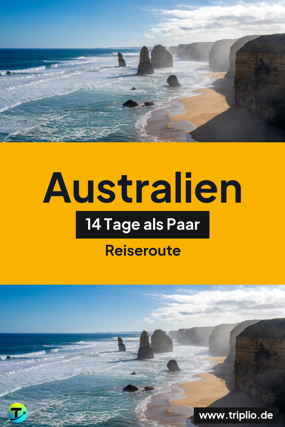 Pinterest-Pin für eine 14-tägige Australien-Rundreise – Australien-Rundreise im November: 14-Tage-Route als Paar