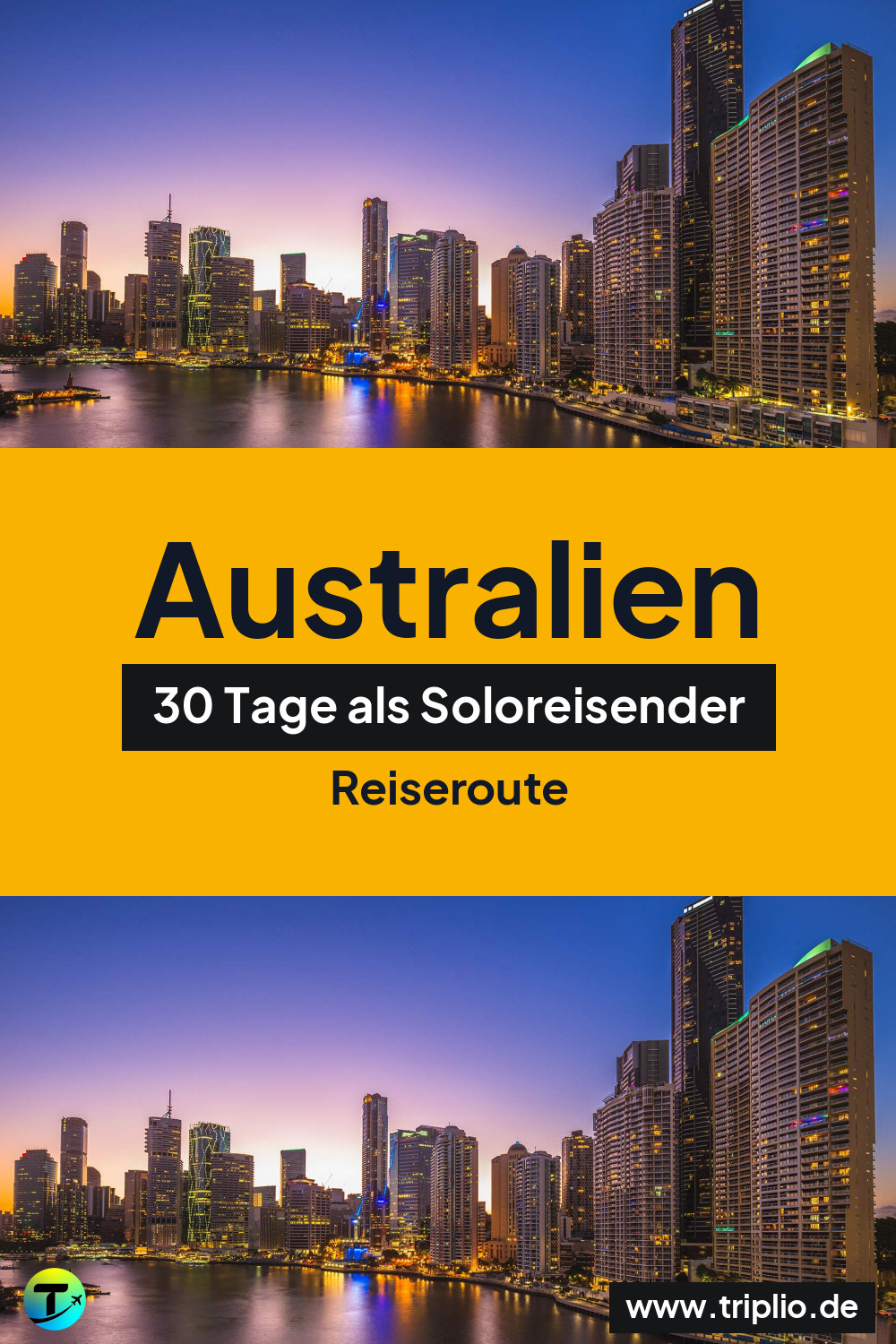 Pinterest-Pin für eine 30-tägige Australien-Rundreise – Australien-Rundreise im November: 30-Tage-Route als Soloreisender