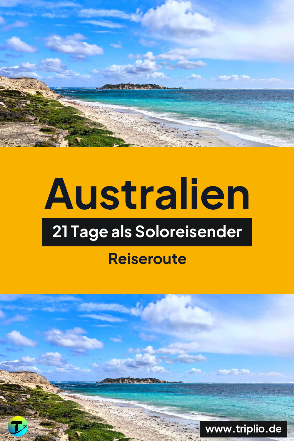 Pinterest-Pin für eine 21-tägige Australien-Rundreise – Australien-Rundreise im September: 21-Tage-Route als Soloreisender