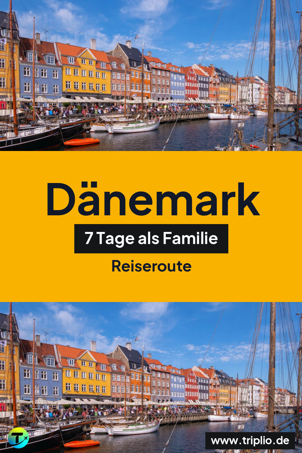 Pinterest-Pin für eine 7-tägige Dänemark-Rundreise – Dänemark-Rundreise im August: 7-Tage-Route als Familie