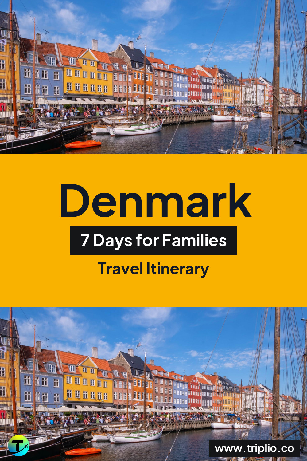 Pinterest pin for a 7-day Denmark itinerary – Denmark Itinerary in August: 7-Day Route for Families