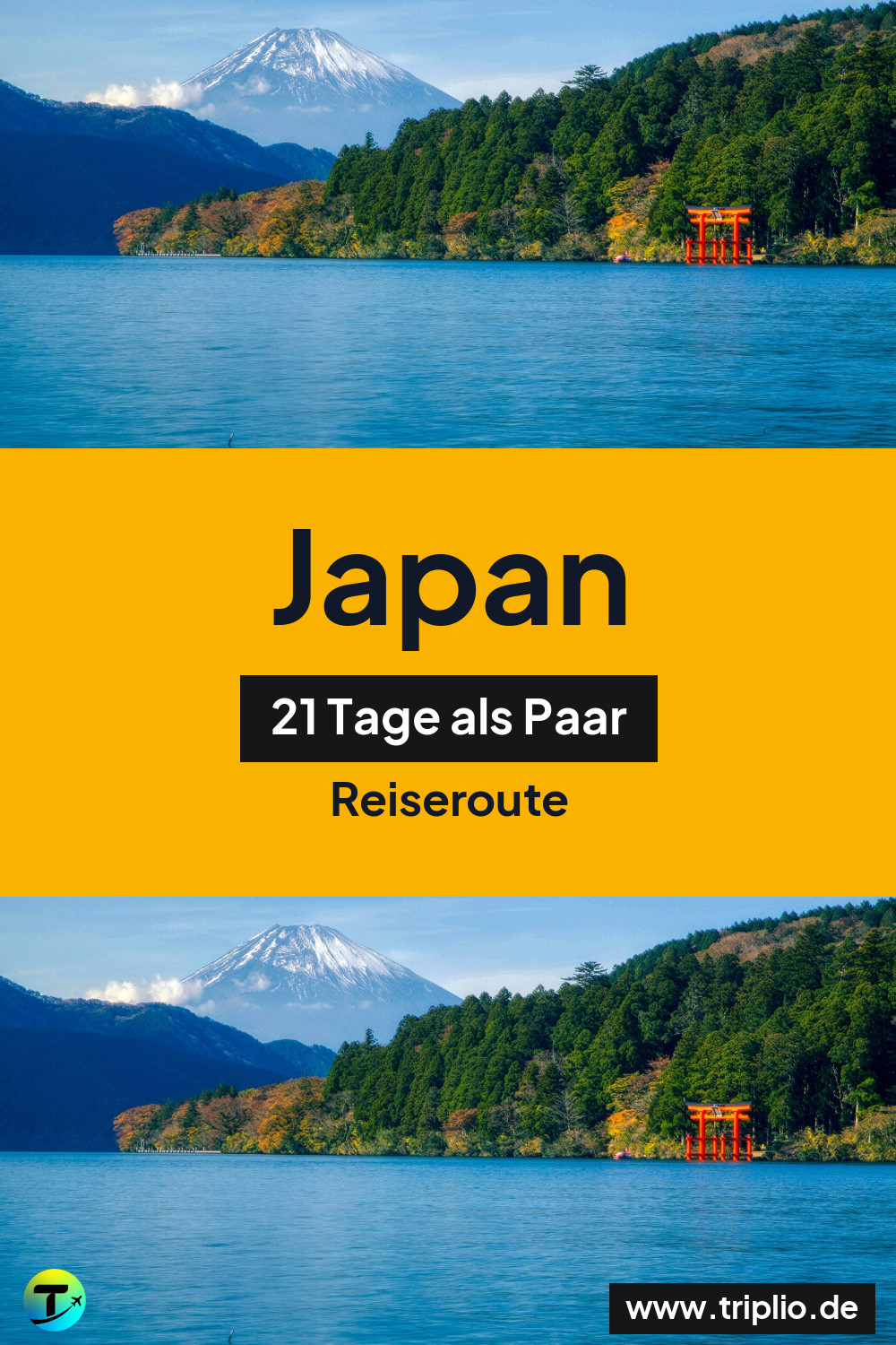 Pinterest-Pin für eine 21-tägige Japan-Rundreise – Japan-Rundreise im Juni: 21-Tage-Route als Paar
