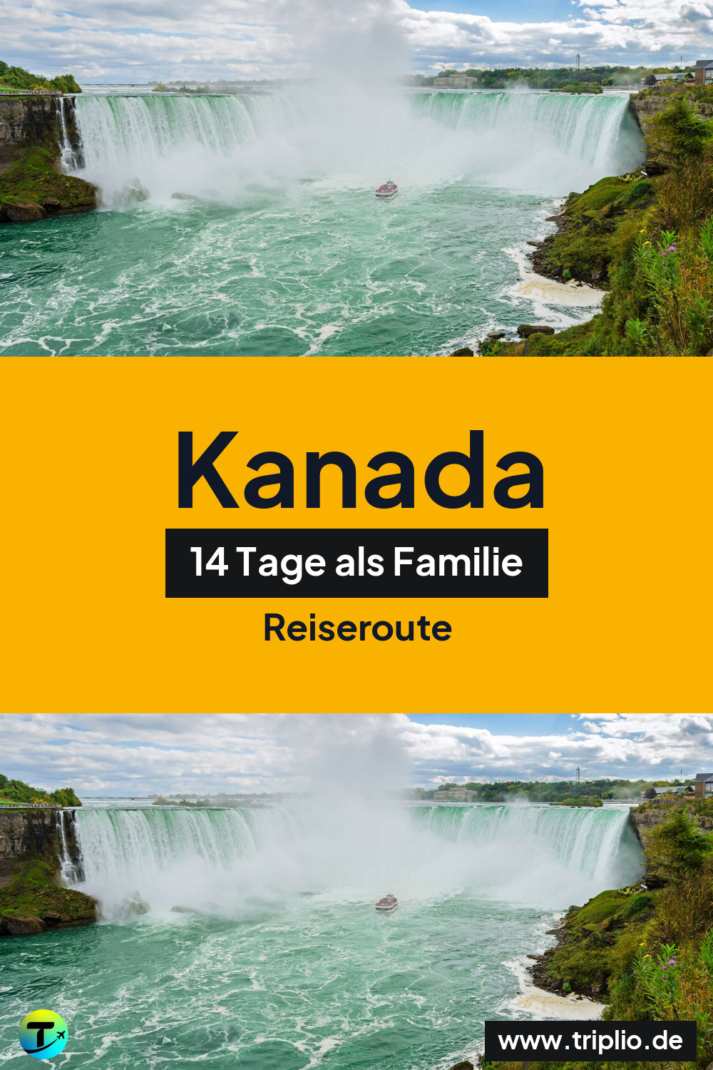 Pinterest-Pin für eine 14-tägige Kanada-Rundreise – Kanada-Rundreise im August: 14-Tage-Route als Familie