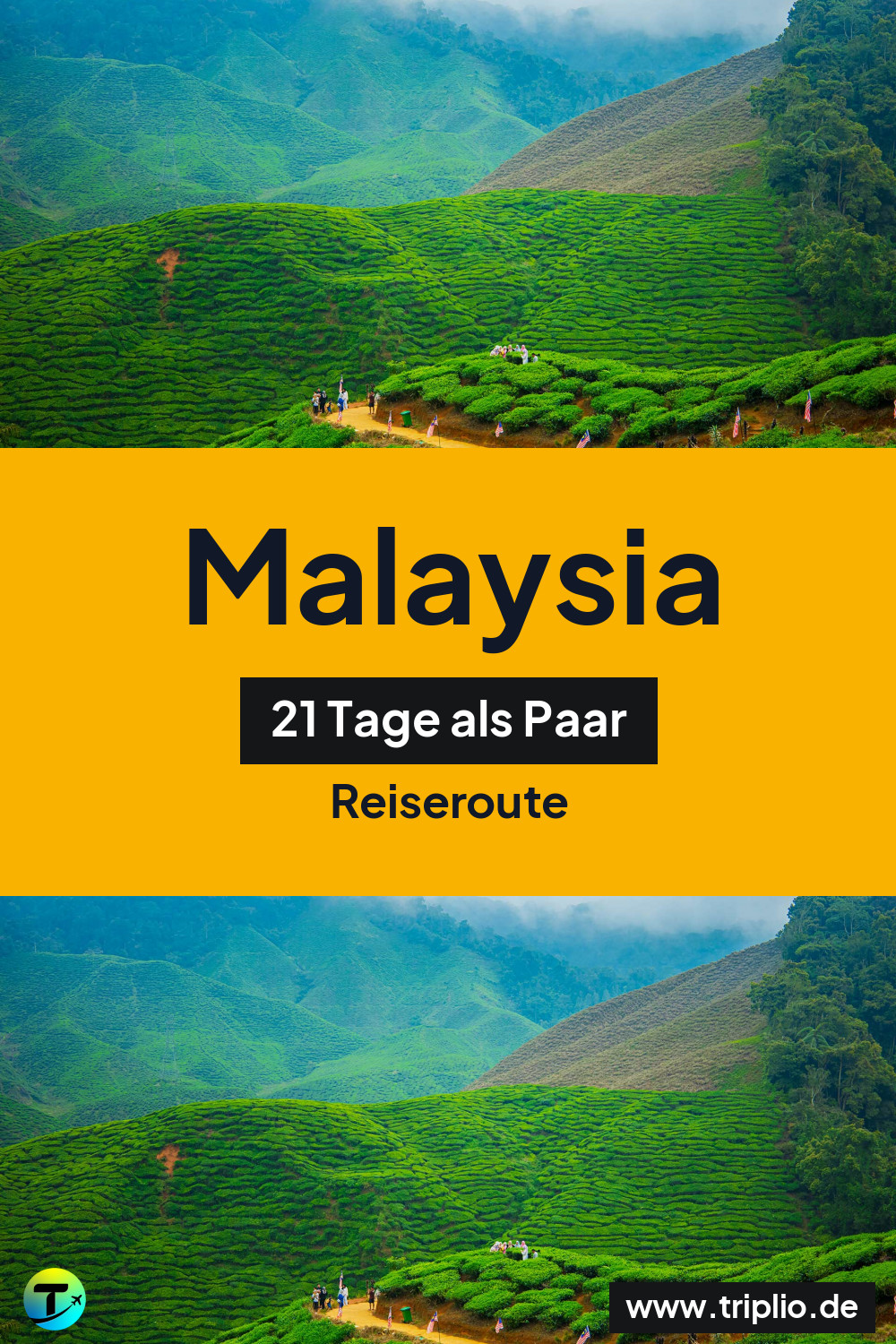 Pinterest-Pin für eine 21-tägige Malaysia-Rundreise – Malaysia-Rundreise im Mai: 21-Tage-Route als Paar