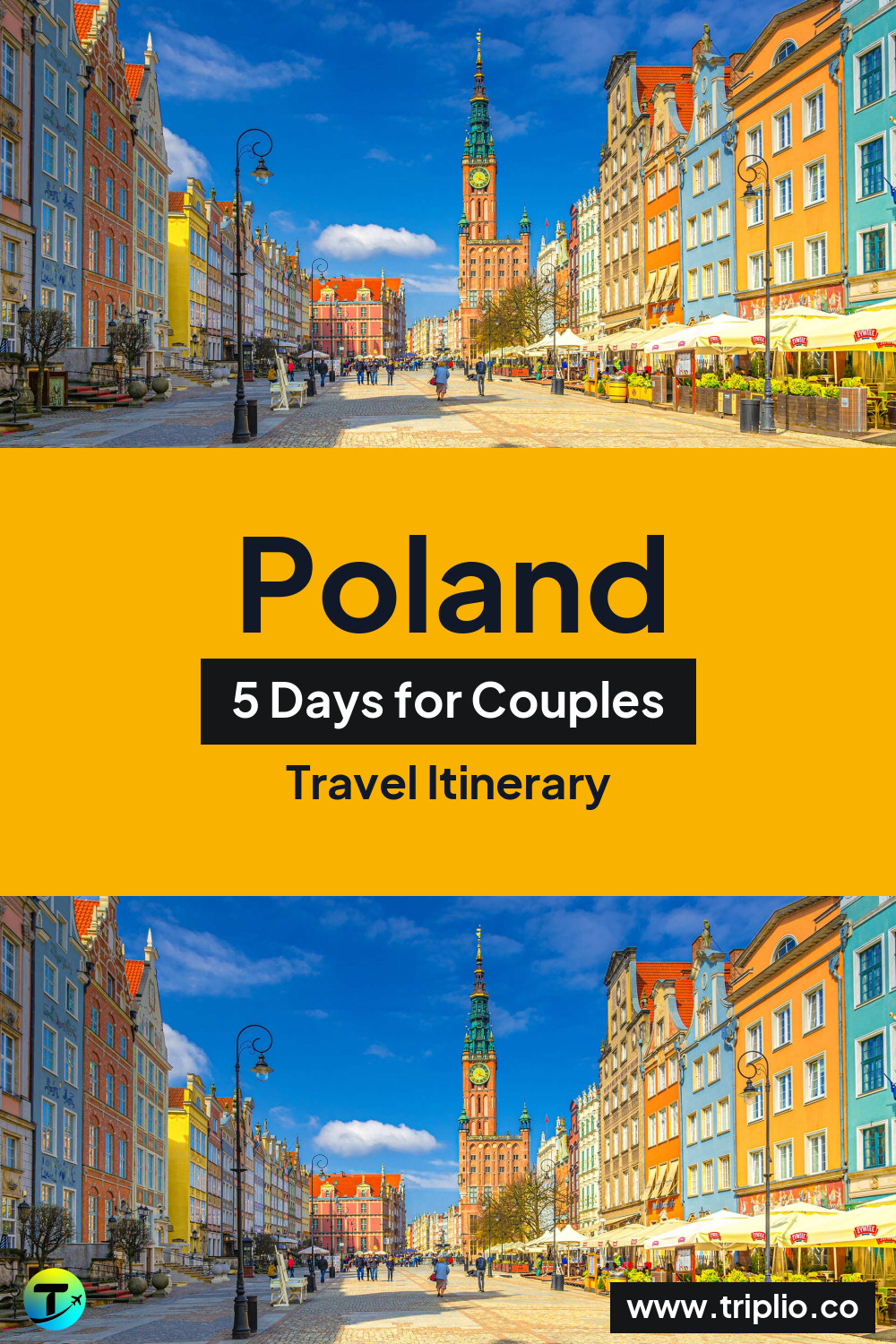 Pinterest pin for a 5-day Poland itinerary – Poland Itinerary in August: 5-Day Route for Couples