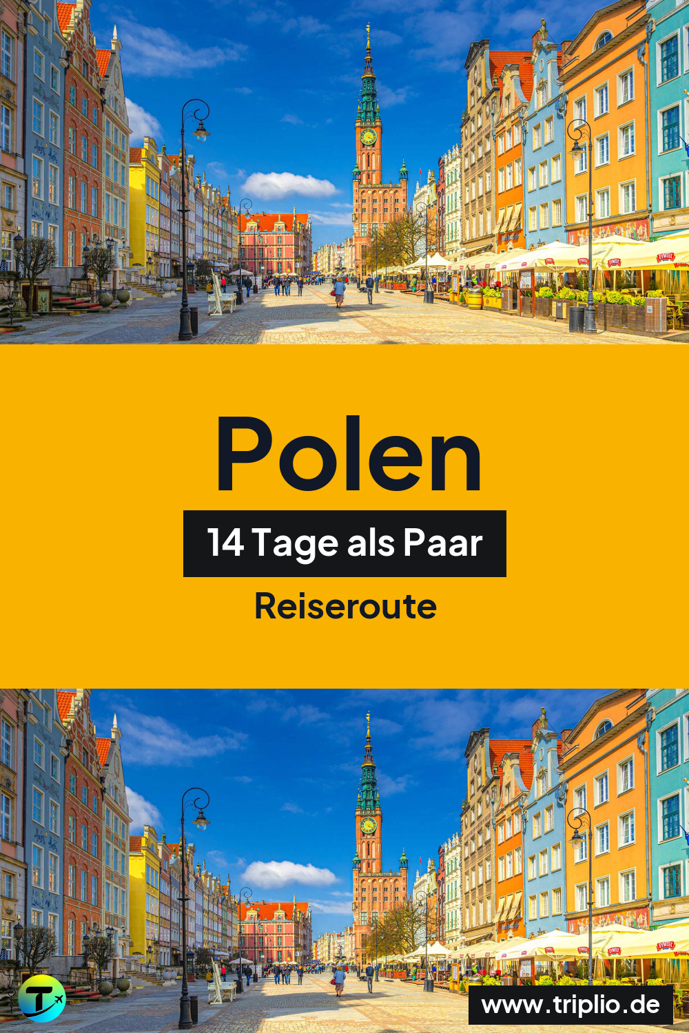 Pinterest-Pin für eine 14-tägige Polen-Rundreise – Polen-Rundreise im August: 14-Tage-Route als Paar