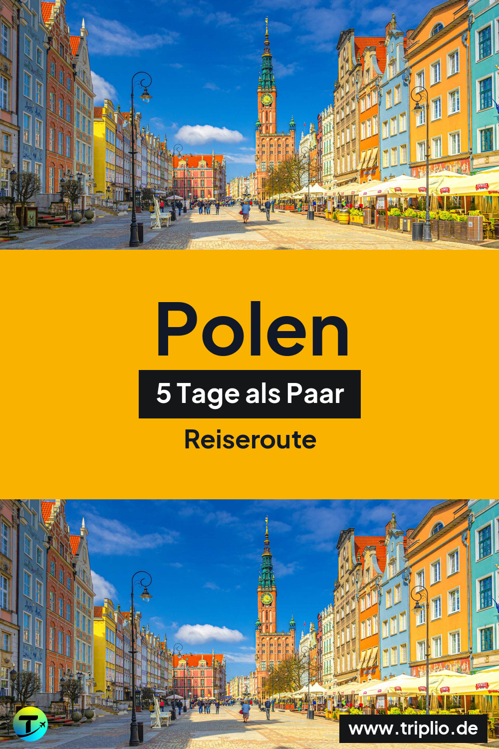 Pinterest-Pin für eine 5-tägige Polen-Rundreise – Polen-Rundreise im August: 5-Tage-Route als Paar