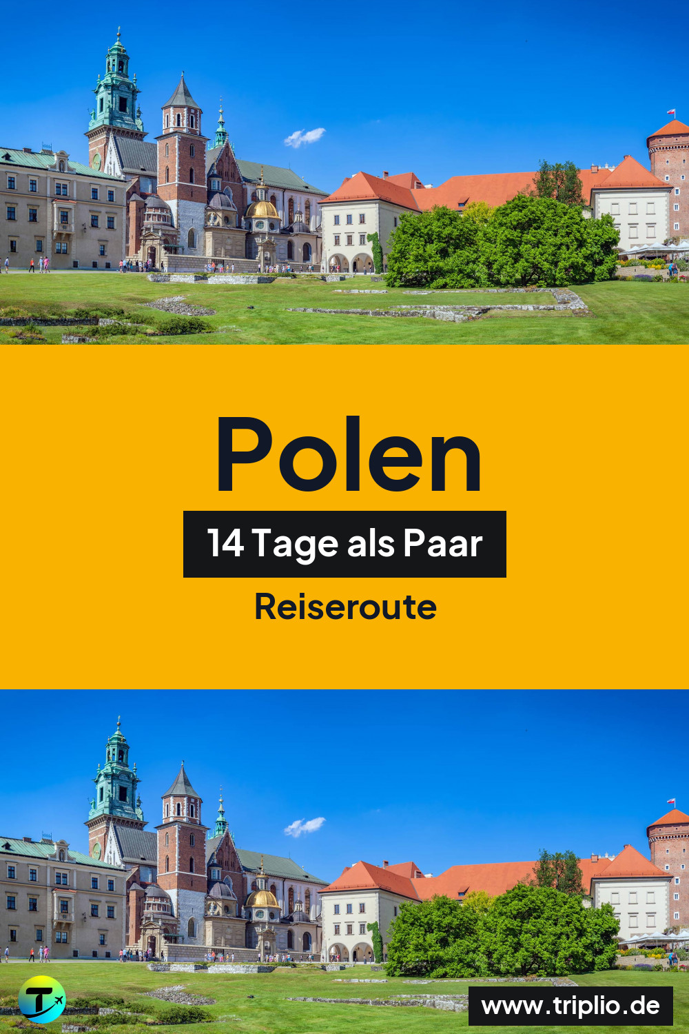 Pinterest-Pin für eine 14-tägige Polen-Rundreise – Polen-Rundreise im Mai: 14-Tage-Route als Paar