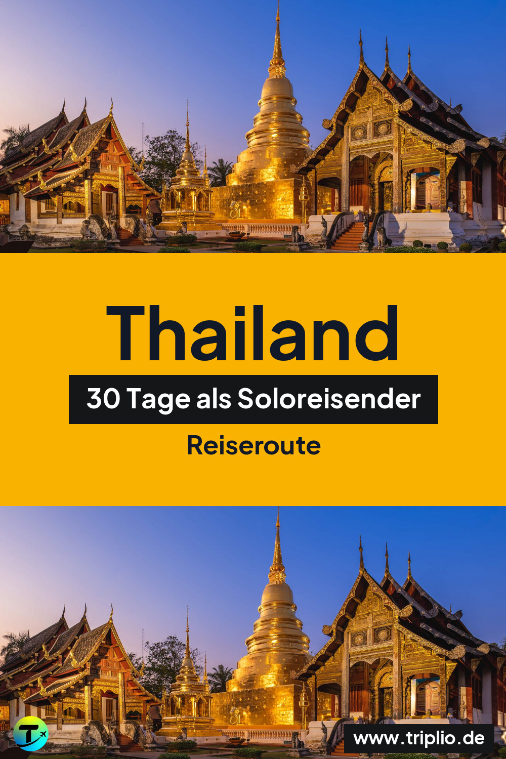 Pinterest-Pin für eine 30-tägige Thailand-Rundreise – Thailand-Rundreise im Januar: 30-Tage-Route als Soloreisender